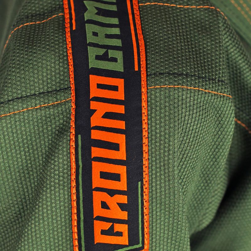 GI for children's Brazilian jiu-jitsu Ground Game Junior 3.0 green GIJUN3PIN02 8