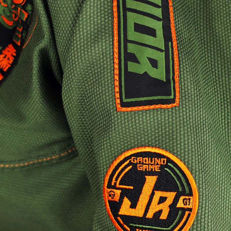 GI for children's Brazilian jiu-jitsu Ground Game Junior 3.0 green GIJUN3PIN02 9