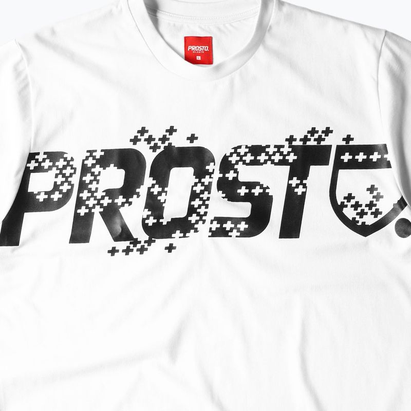 PROSTO Plusrain men's T-shirt white KL222MTEE2021 2