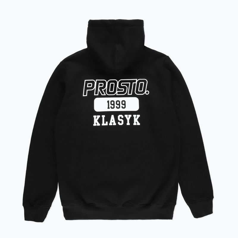Men's PROSTO Plelog hoodie black KL222MSWE2013 2