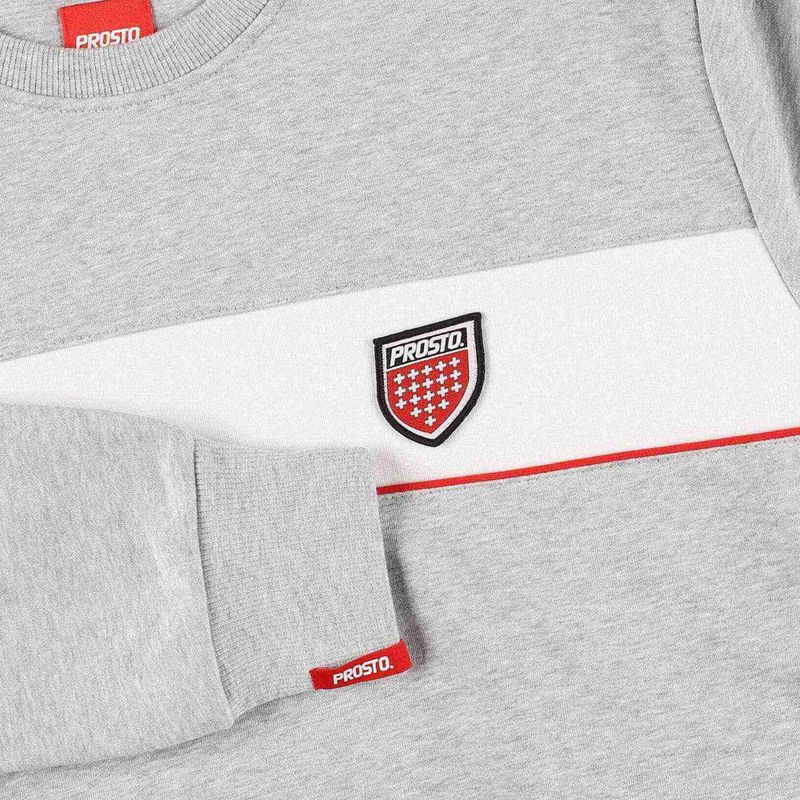 PROSTO Ledro grey men's sweatshirt KL222MSWE1071 3