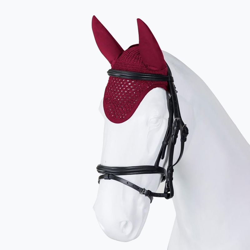 Horse earmuffs TORPOL TOP LUX maroon 3951-M-ST-04