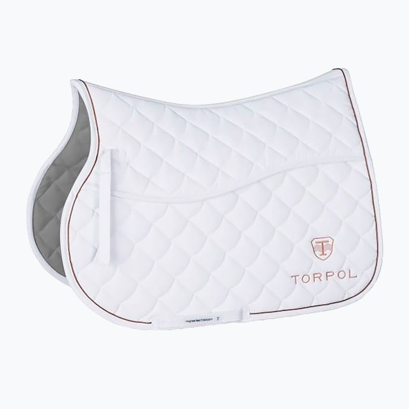 Magnetic horse jumping cap TORPOL EVO white 374-102-EVO