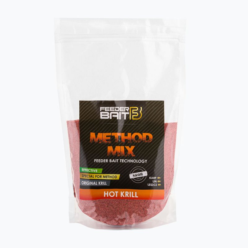 Feeder Bait Method Mix Hot Krill 800 g FB9-4