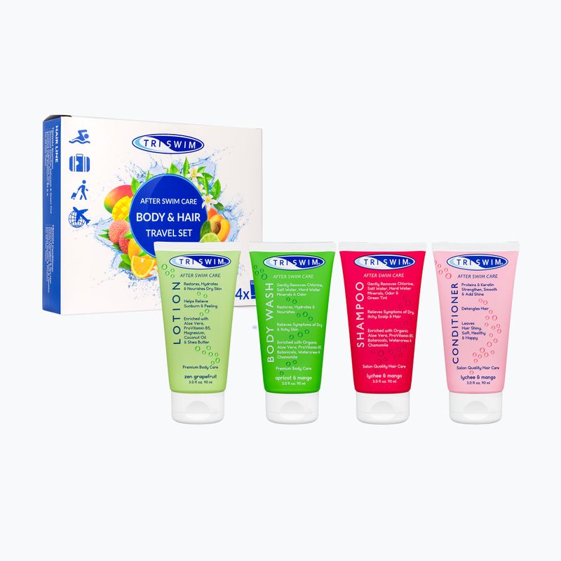TRISWIM Travel body and hair care set 3