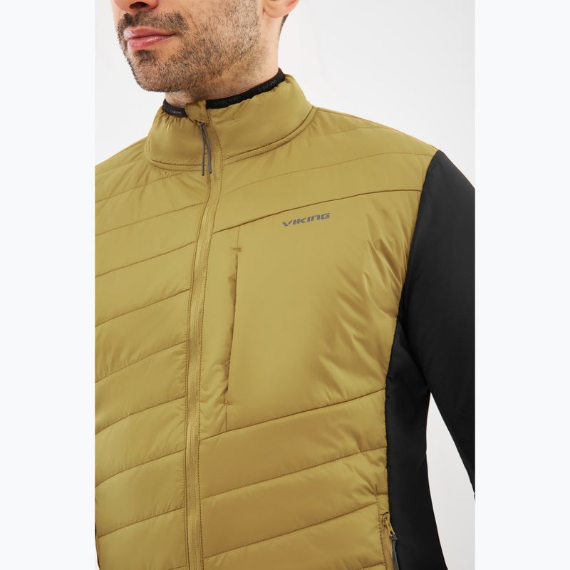 Men's hybrid jacket Viking Zemu black/brown 4