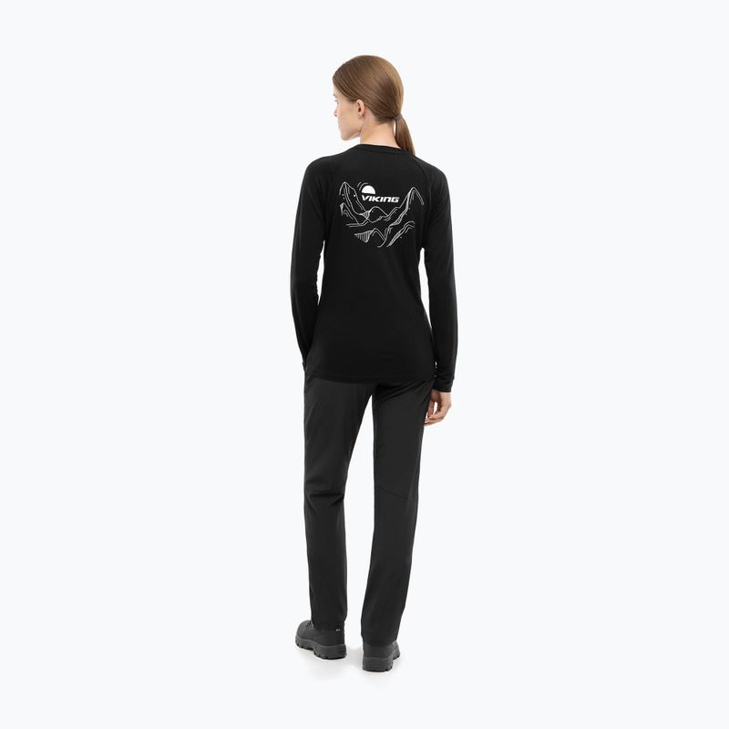 Women's thermal active sweatshirt Viking Andali black 3