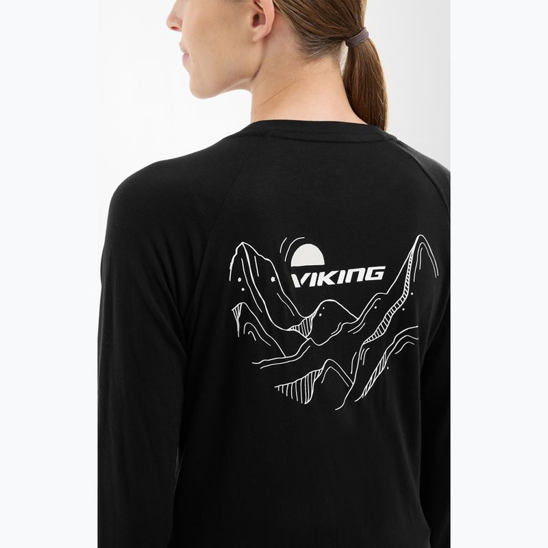 Women's thermal active sweatshirt Viking Andali black 5