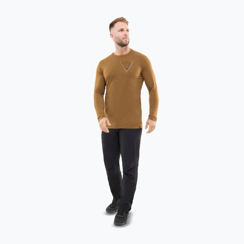 Men's thermal active sweatshirt Viking Andali brown 2