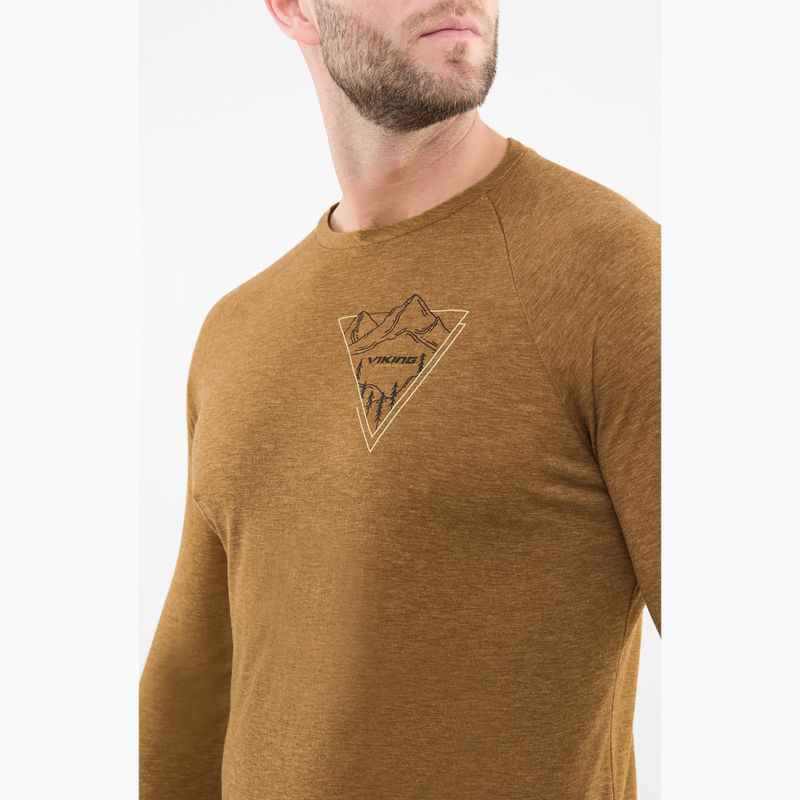 Men's thermal longsleeve Viking Andali brown 4