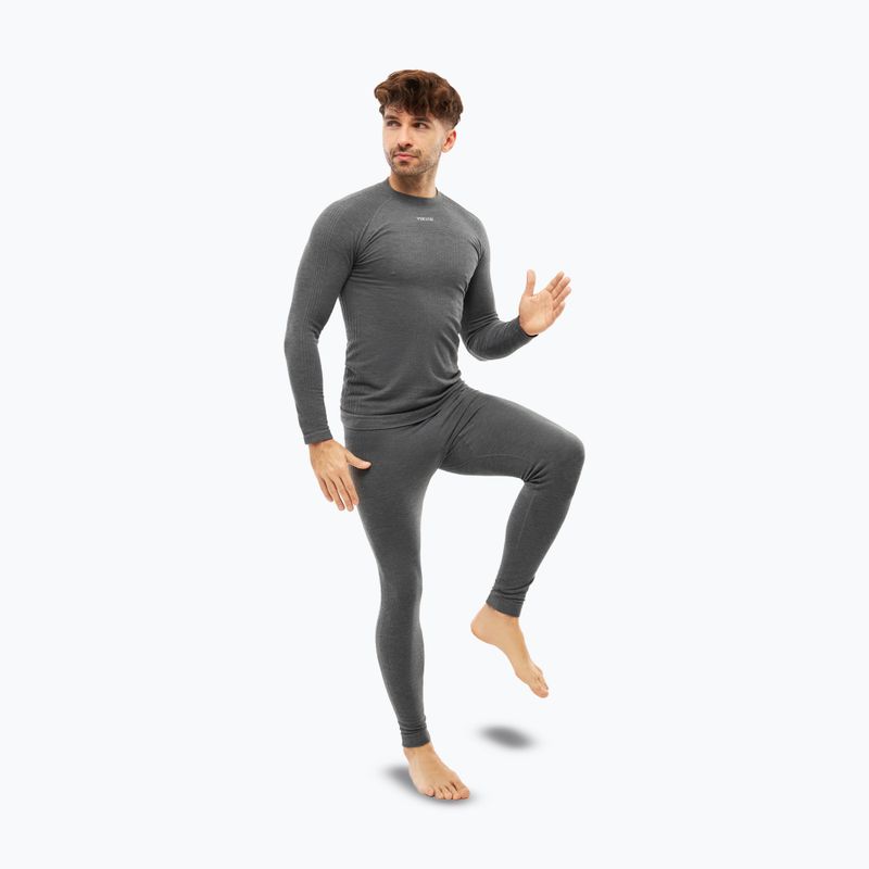 Men's Viking Tendedark Grey Thermal Underwear Set 3