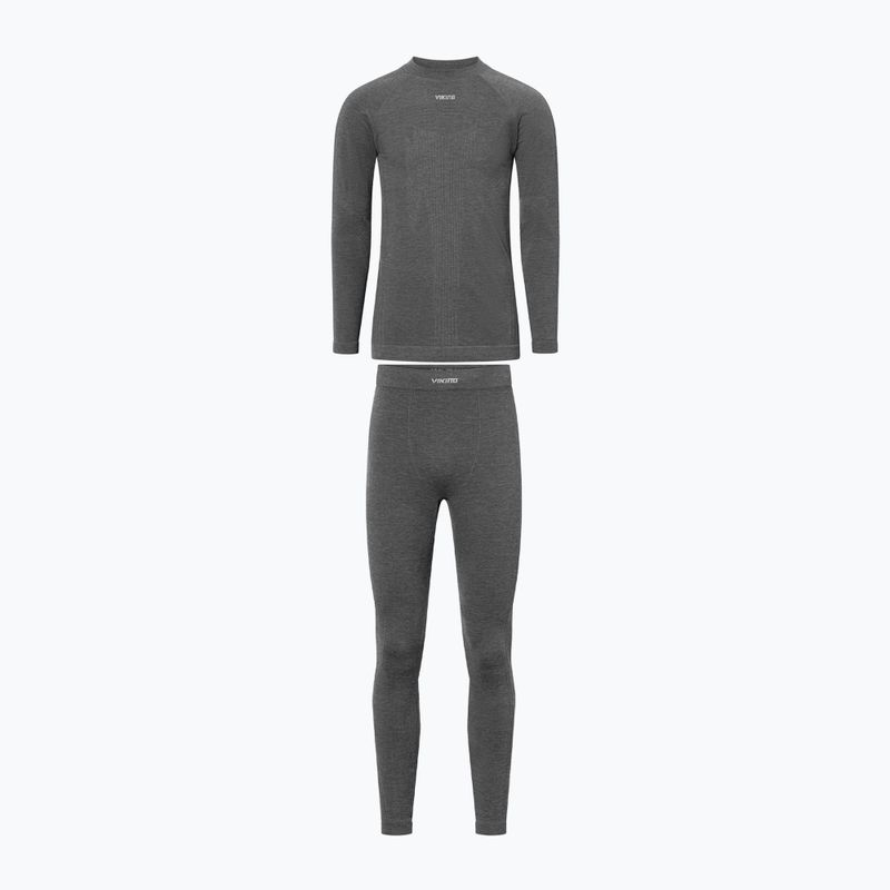 Men's Viking Tendedark Grey Thermal Underwear Set 7