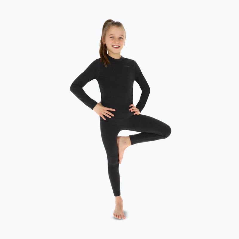 Children's thermal underwear set Viking Flam Base Layer grey 3