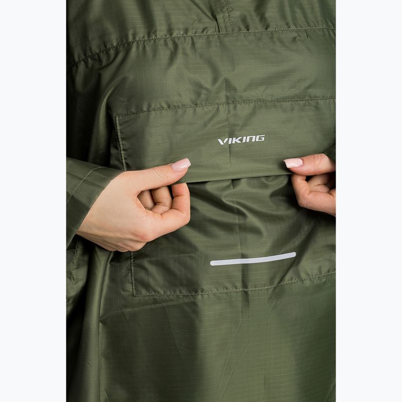 Rain cape Viking Vesper Backpack olive 6