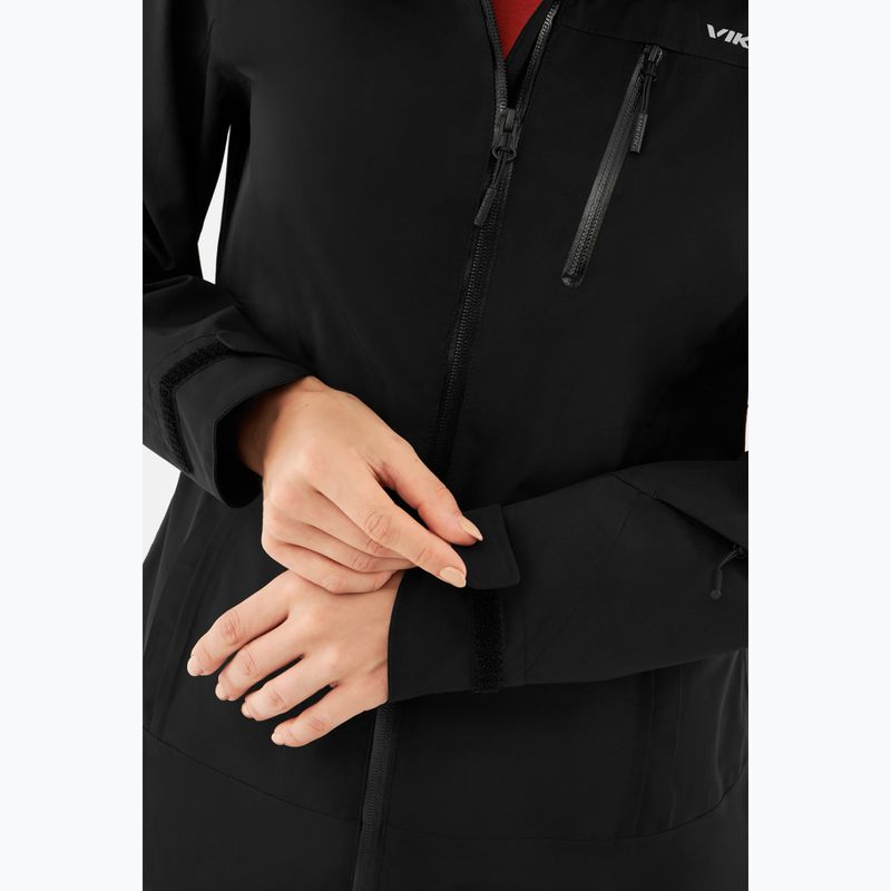 Women's rain jacket Viking Trek Pro 2.5 black 6