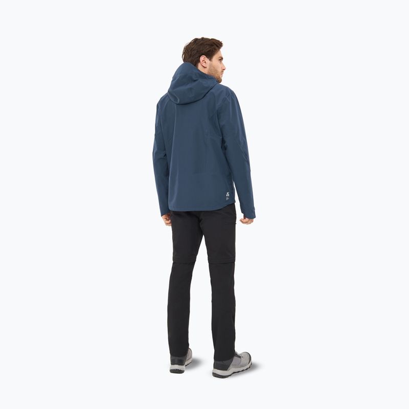Men's rain jacket Viking Trek Pro 2.5 navy 3