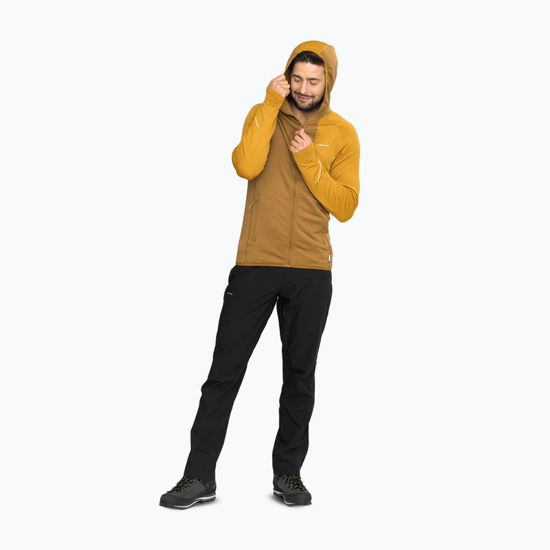 Men's trekking sweatshirt Viking Birger Hoodie light brown/yellow 4