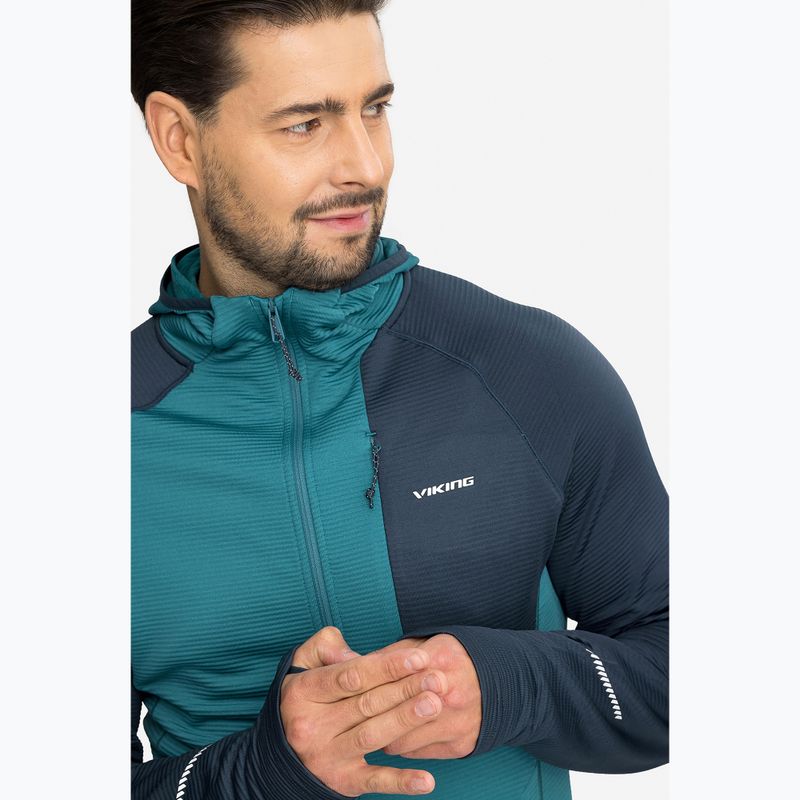Men's trekking sweatshirt Viking Birger Hoodie blue/navy 5