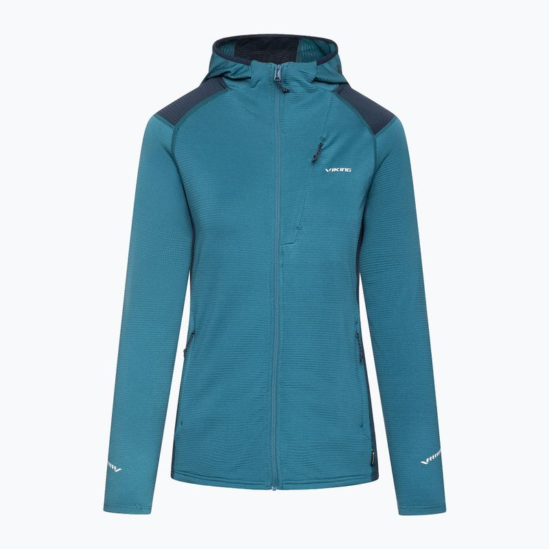 Women's trekking sweatshirt Viking Birger Hoodie blue/navy 8