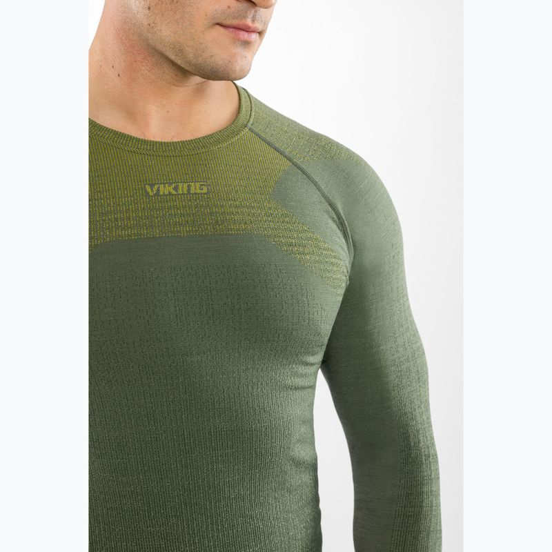 Men's thermal underwear set Viking Altis Base Layer dark green 4