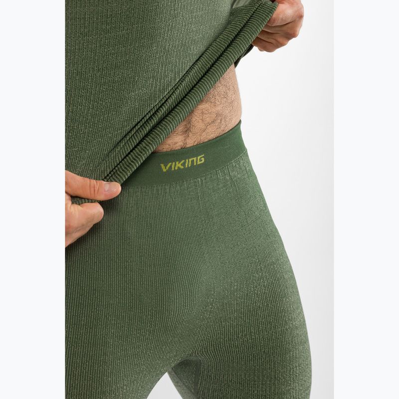 Men's thermal underwear set Viking Altis Base Layer dark green 6