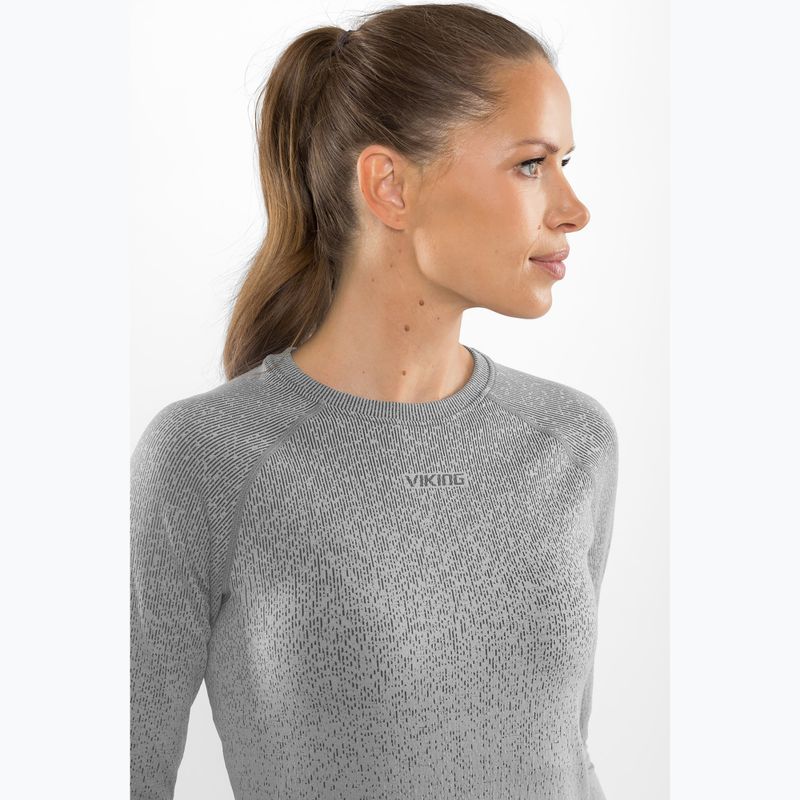 Women's thermal underwear set Viking Altis Base Layer grey 4
