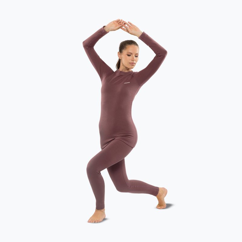 Women's thermal underwear set Viking Meriboo Base Layer pink 3