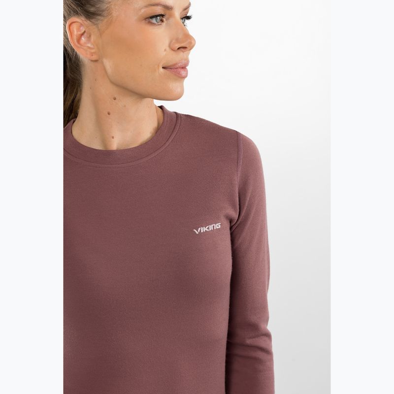 Women's thermal underwear set Viking Meriboo Base Layer pink 4