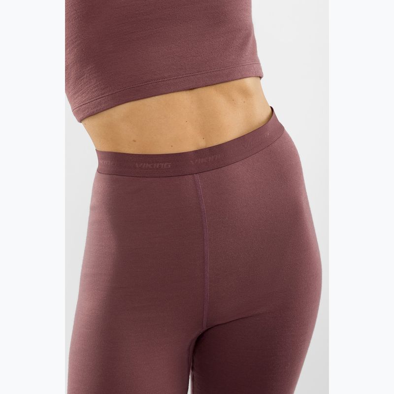 Women's thermal underwear set Viking Meriboo Base Layer pink 6