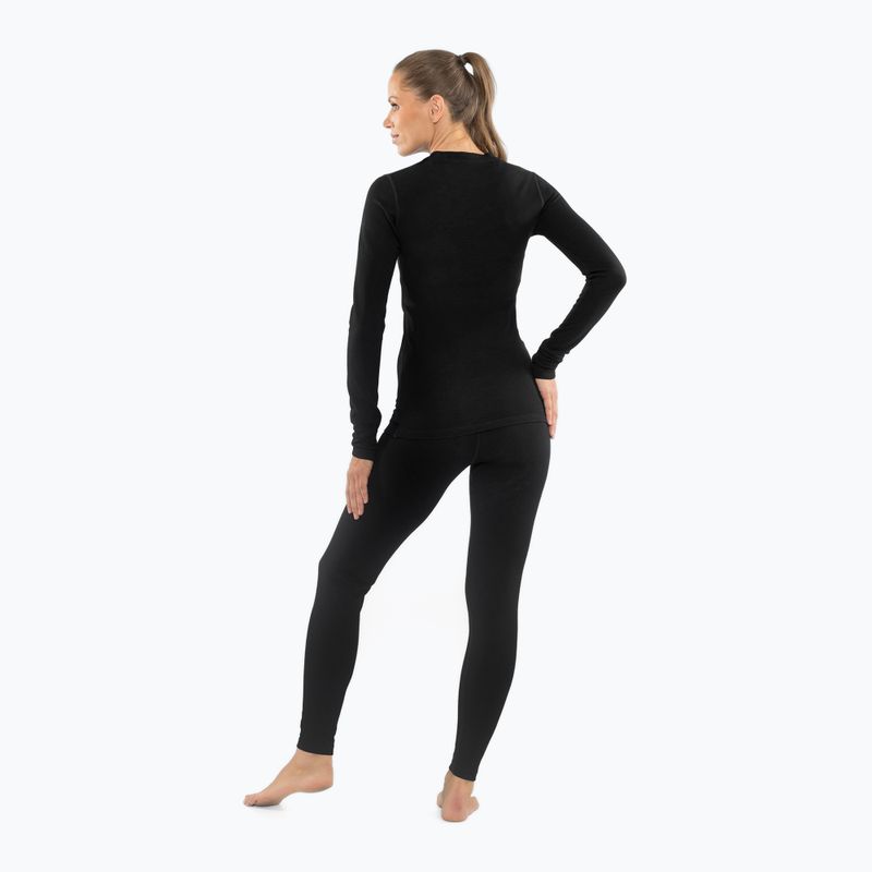 Women's thermal underwear set Viking Meriboo Base Layer black 2