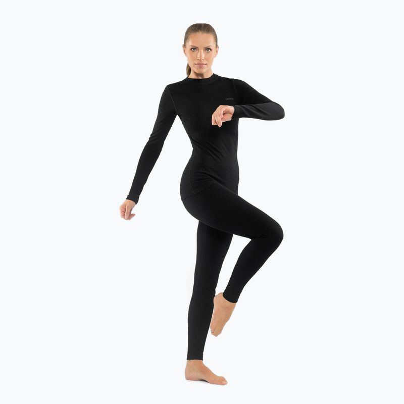 Women's thermal underwear set Viking Meriboo Base Layer black 3