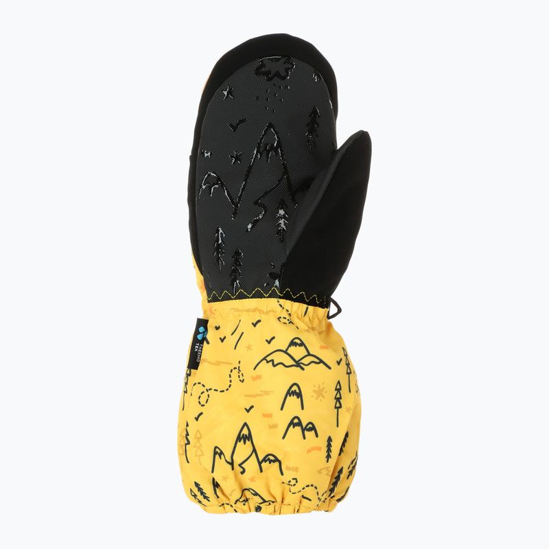 Children's ski gloves Viking Snoppy Yellow 3
