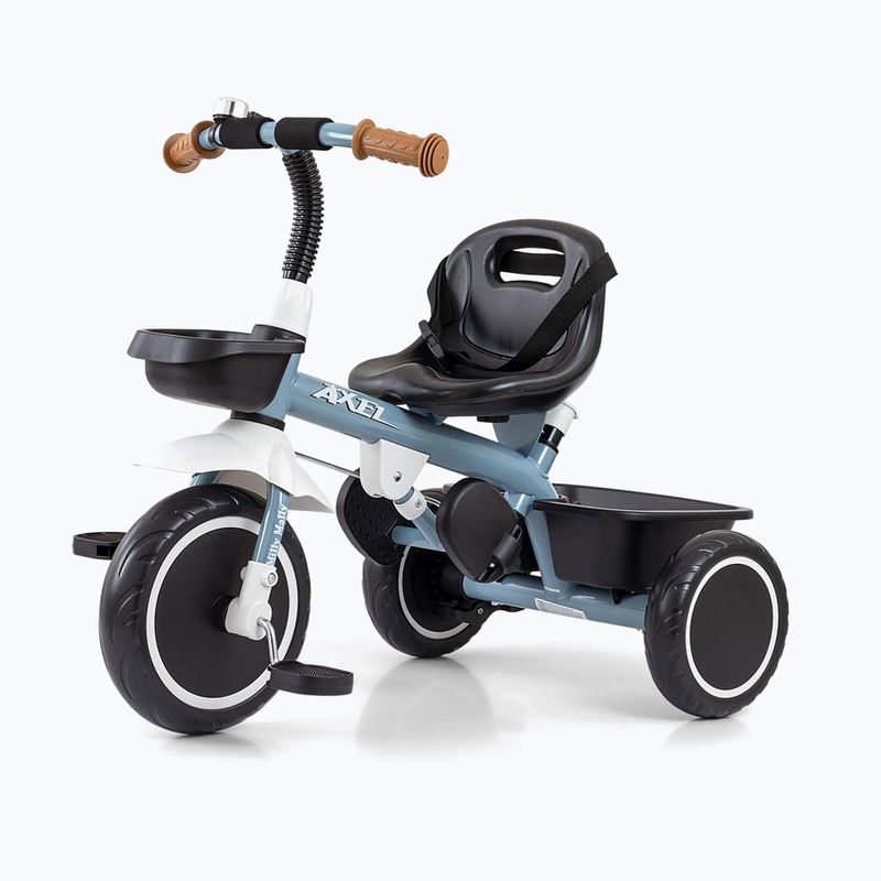 Three-wheeled balance bike Milly Mally Axel denim 3