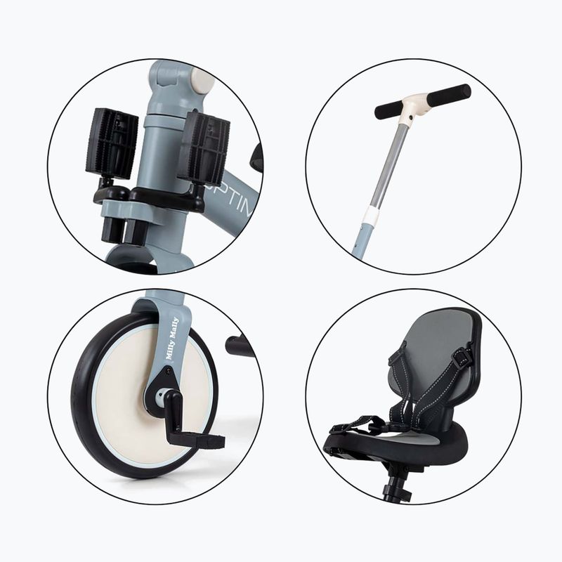 Balance bike Milly Mally 5w1 Optimus Max denim 12