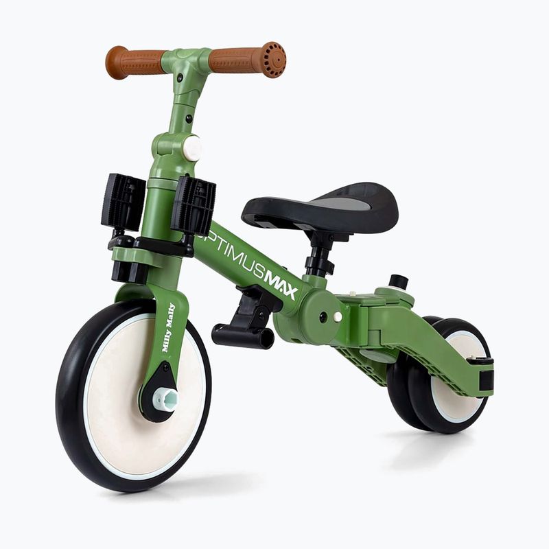 Balance bike Milly Mally 5w1 Optimus Max green 4