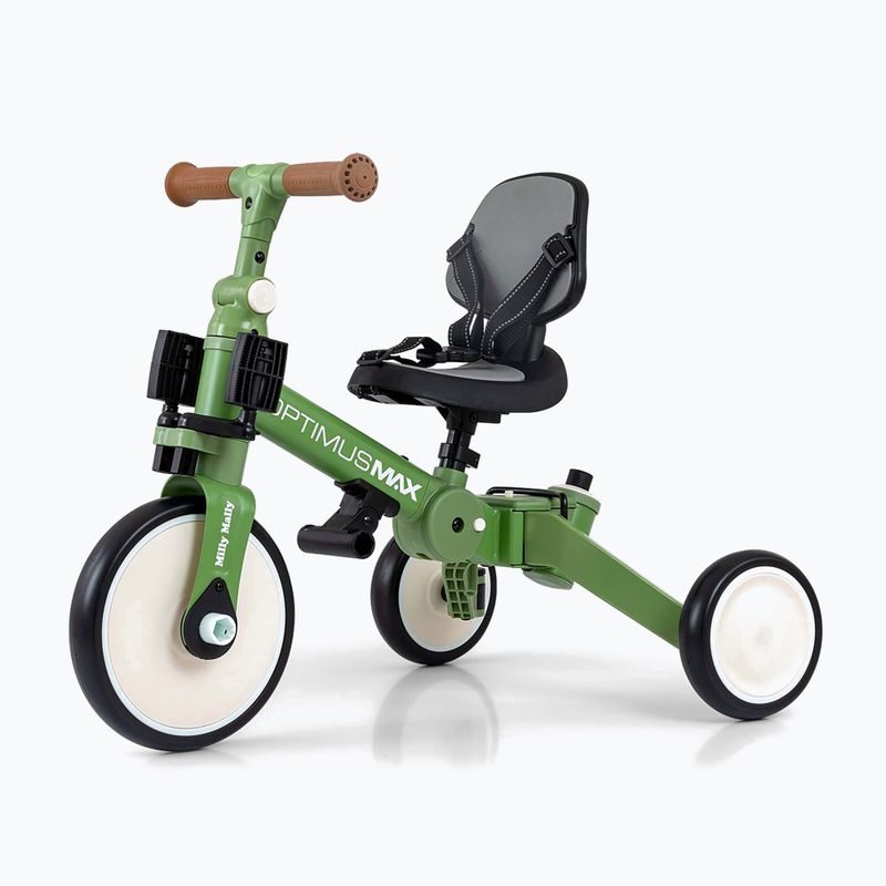 Balance bike Milly Mally 5w1 Optimus Max green 7