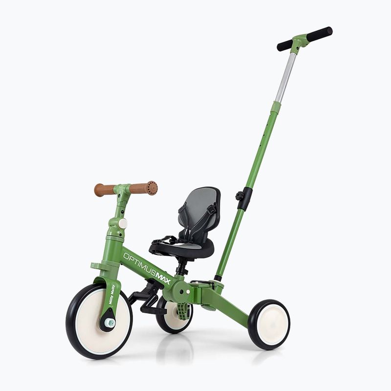 Balance bike Milly Mally 5w1 Optimus Max green 10