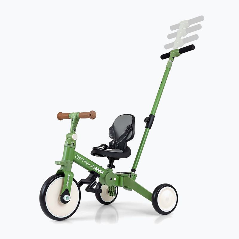 Balance bike Milly Mally 5w1 Optimus Max green 11