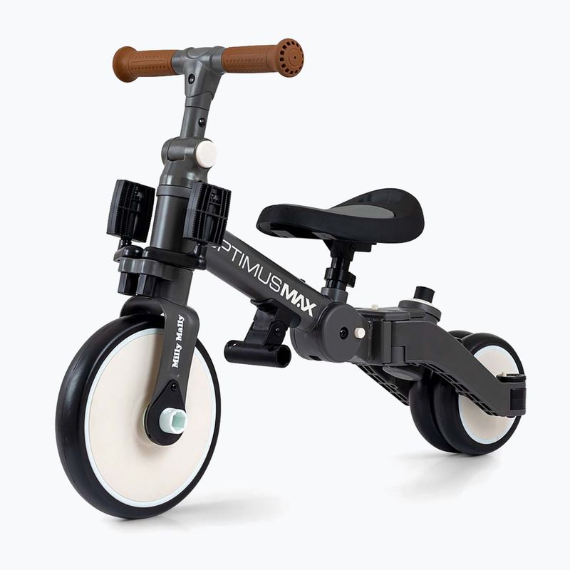 Balance bike Milly Mally 5w1 Optimus Max dark grey 4
