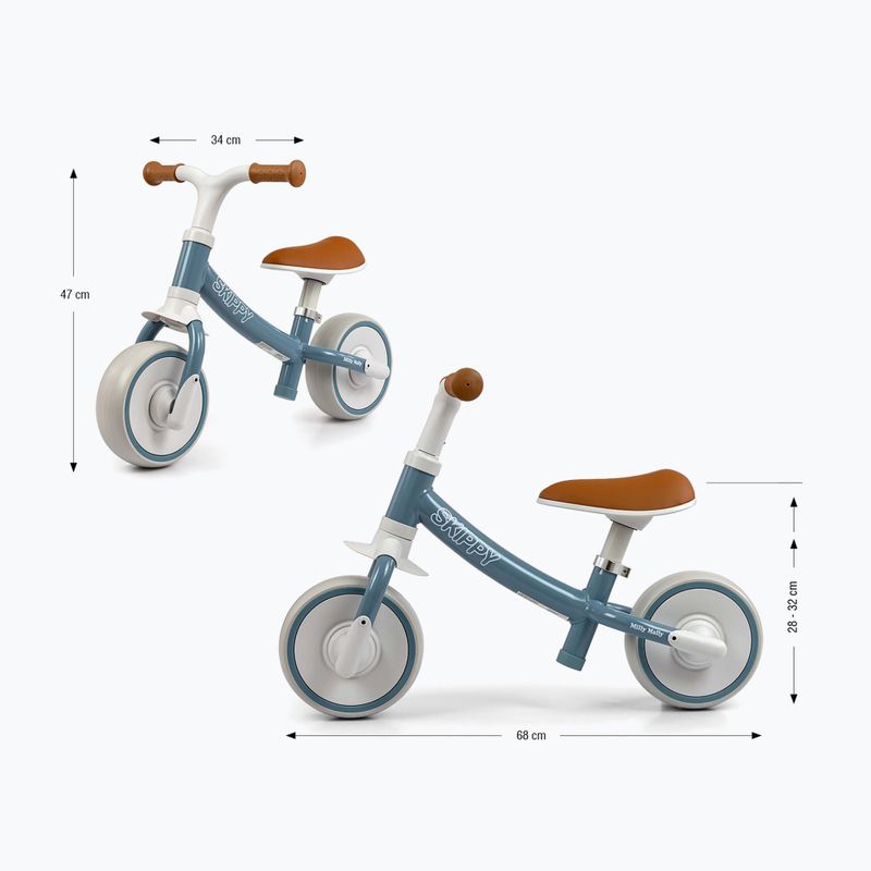Balance bike Milly Mally Skippy blue 2