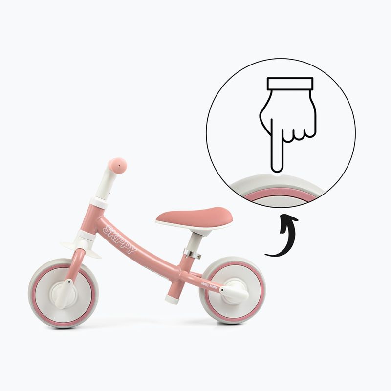Balance bike Milly Mally Skippy pink 6