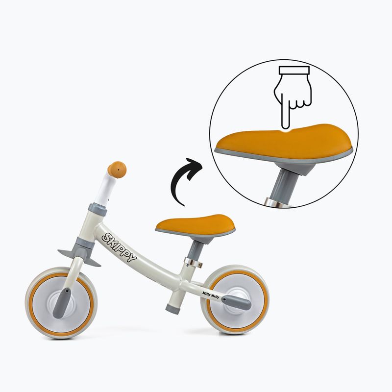 Balance bike Milly Mally Skippy white 9