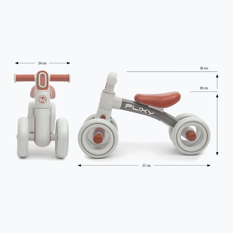 Balance bike Milly Mally Flixy cream 2