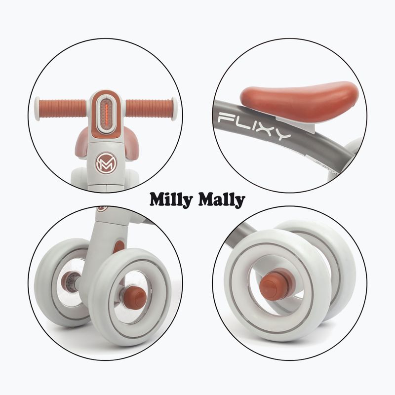 Balance bike Milly Mally Flixy cream 9