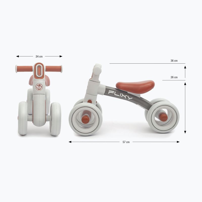 Balance bike Milly Mally Flixy grey 2