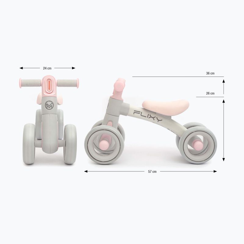 Balance bike Milly Mally Flixy pink 2