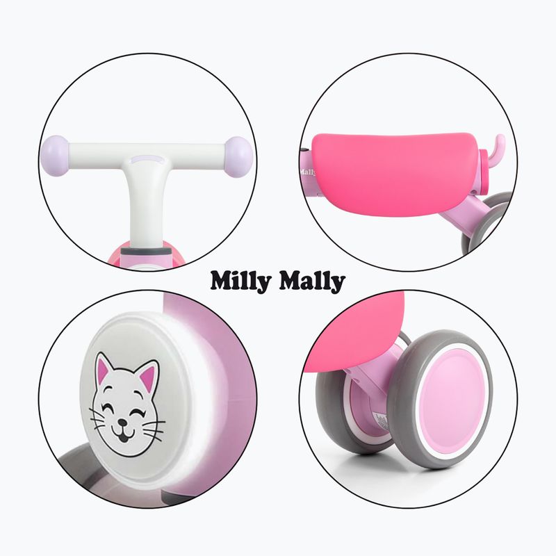 Balance bike Milly Mally York pink 11
