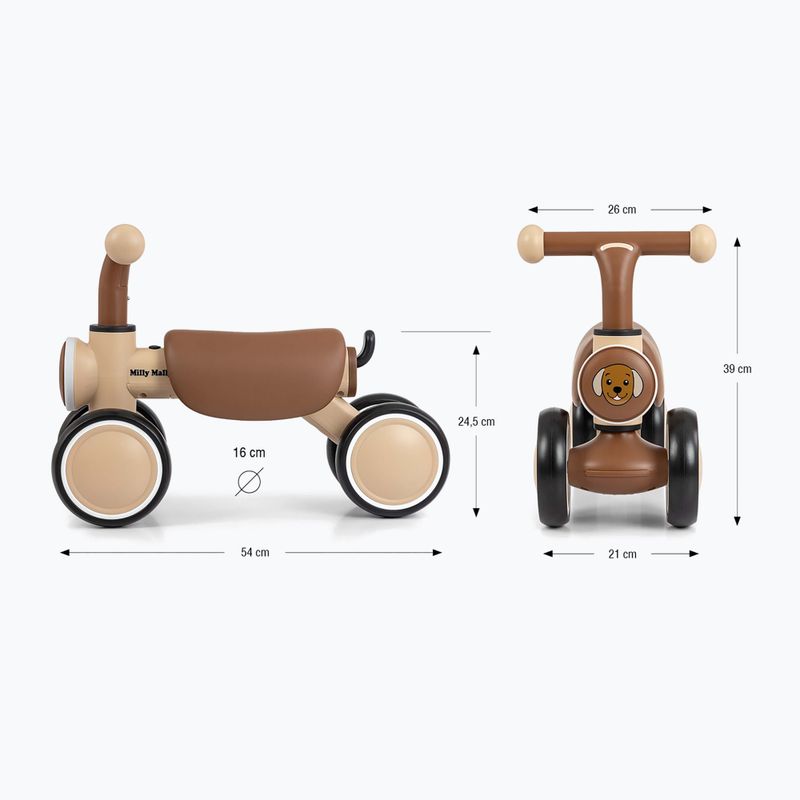 Balance bike Milly Mally York beige 2