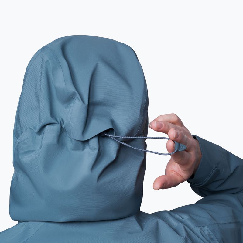 Alpinus Selenga grey/sage women's rain jacket 3