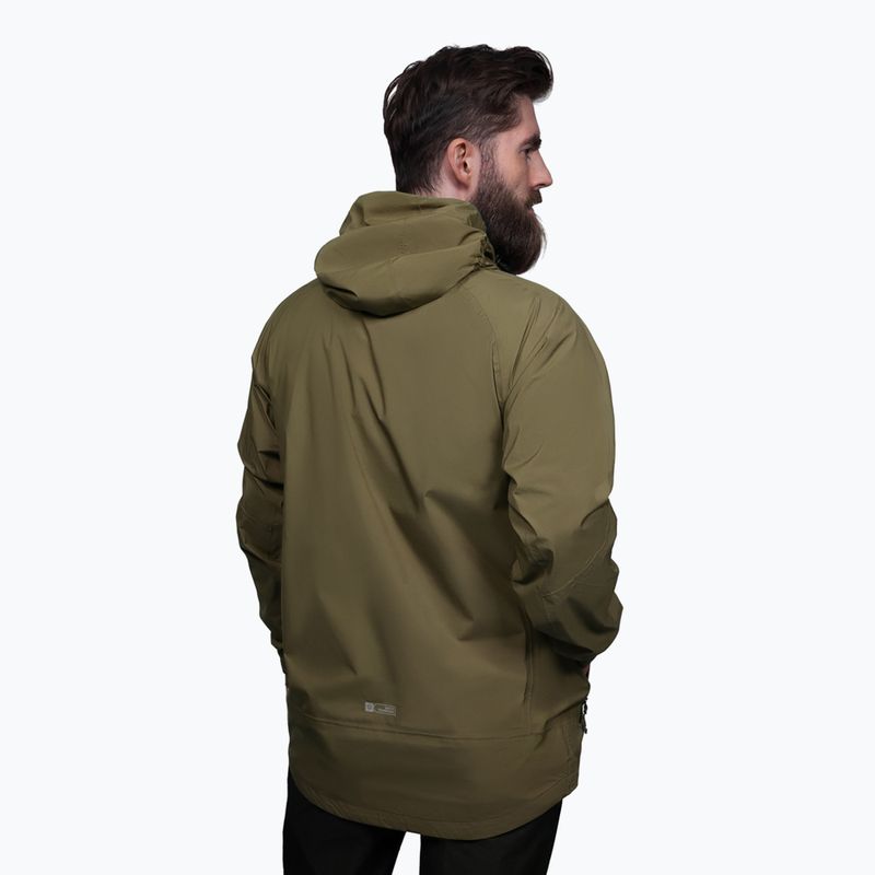 Alpinus men's rain jacket Girdiman olive 2